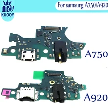 Для samsung Galaxy A7 A750/A9 A920 A920F USB зарядное устройство зарядный порт разъем гибкий кабель Зарядное устройство Док-плата