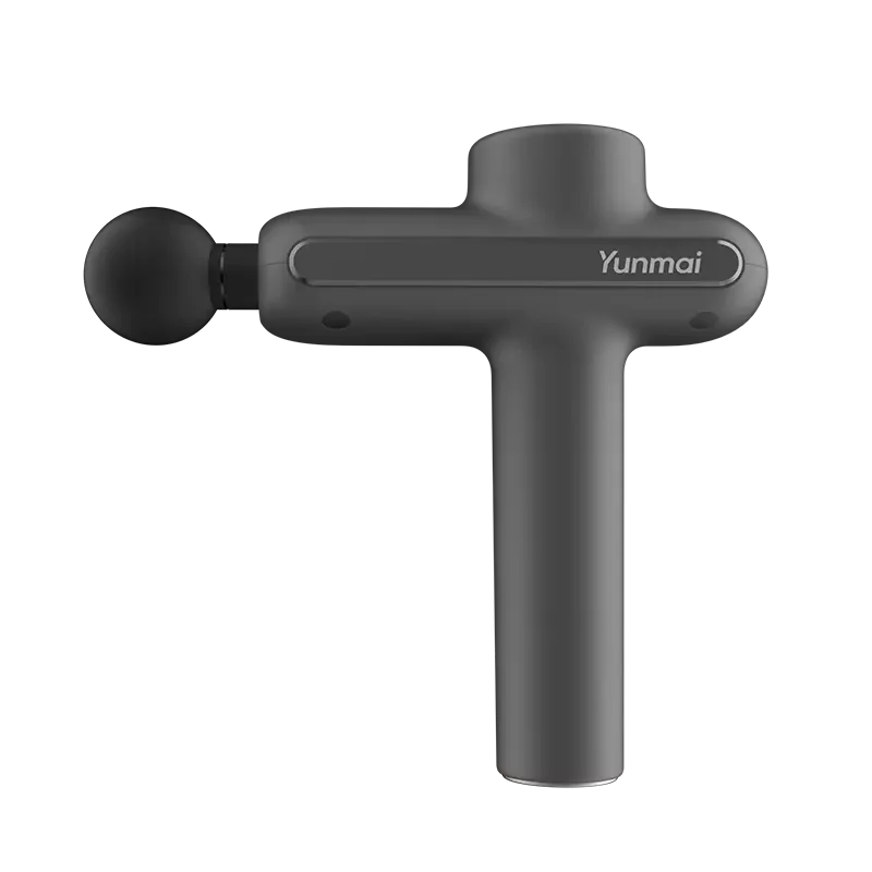 Xiaomi Mijia Yunmai Pro базовый ручной фасции Электрический массажер 3 режима массаж мышц устройство 4 головки фитнес оборудование - Цвет: Черный