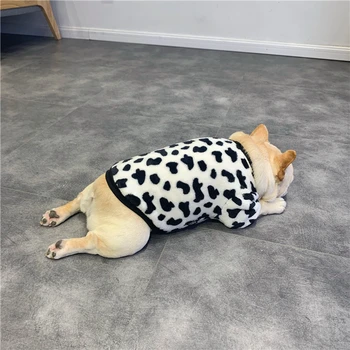 

Fall/Winter French Bulldog Plush Pajamas Pet Dog Clothes Teddy Corgi British Pugs Fat Dog Warm Clothes