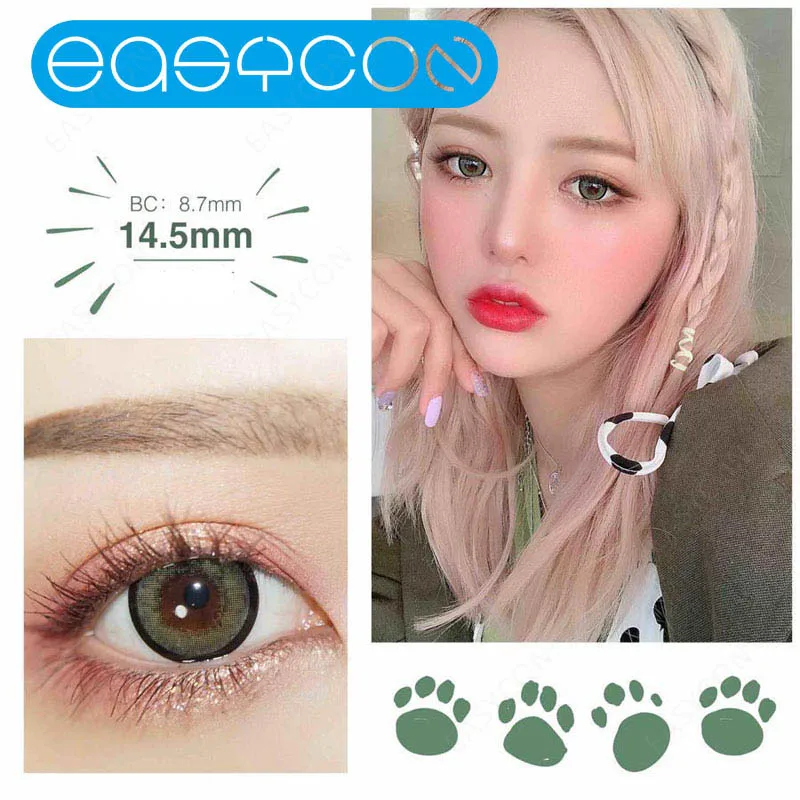 Easycon контактные линзы для глаз большой зрачка большие глаза ежегодно глазные