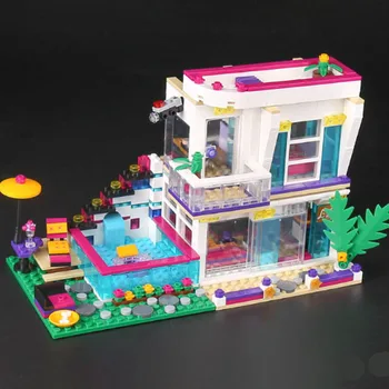 

37035 760pcs Star House Constructor Model Kit Blocks Compatible Lepining Sluban Bricks Toys For Boys Girls Children Gift