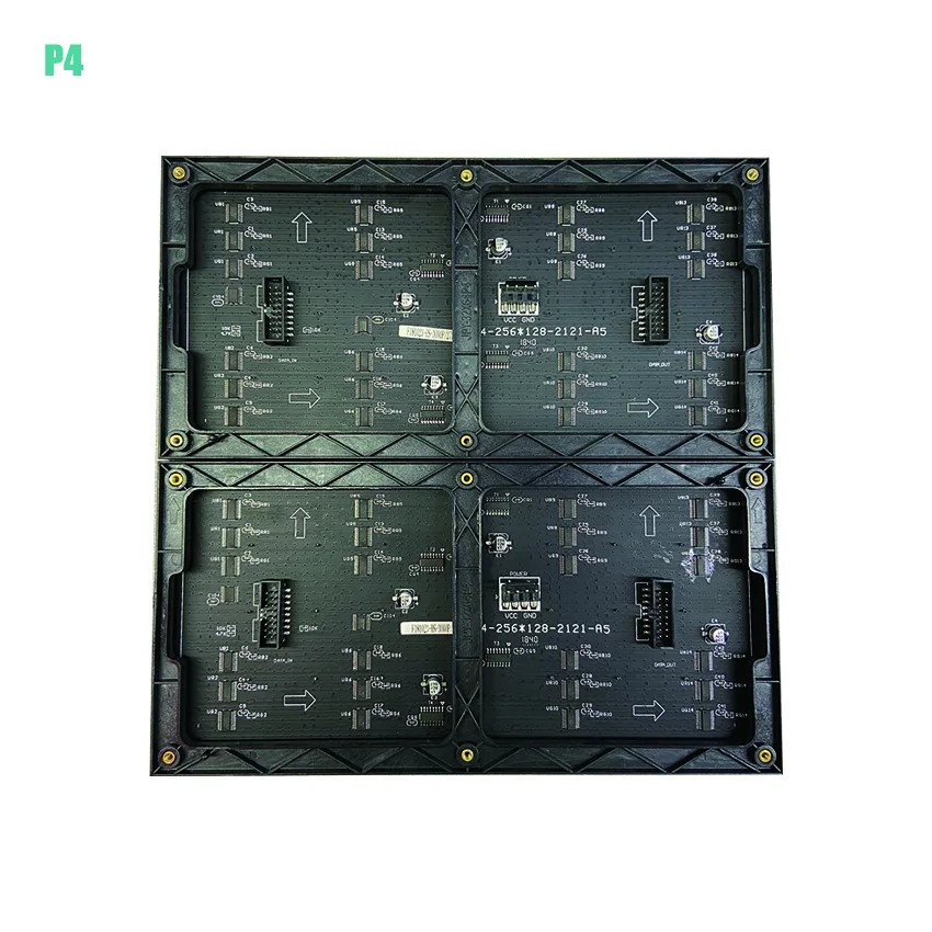 P4 Indoor Full Color SMD 64x32pixels rgb led display screen module 4mm pixel pitch LED display panel