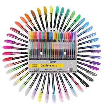 

Plastic 12/16/18/36/48colors Comic Pen Colour Pencil Highlighter Professional Writing Painting Oil Art Supplies Multifunctional