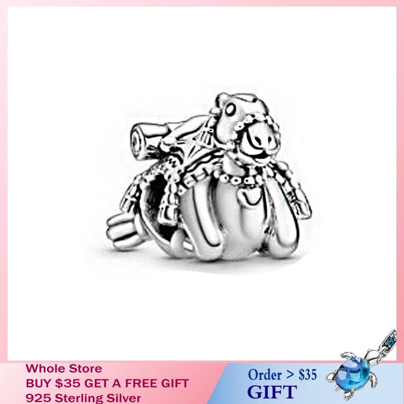 

Beads Afghan Charm Fit Original Pandora Bracelets Latest Sterling Silver 100% 925 Sterling Silver The Second Summer New DIY Lady