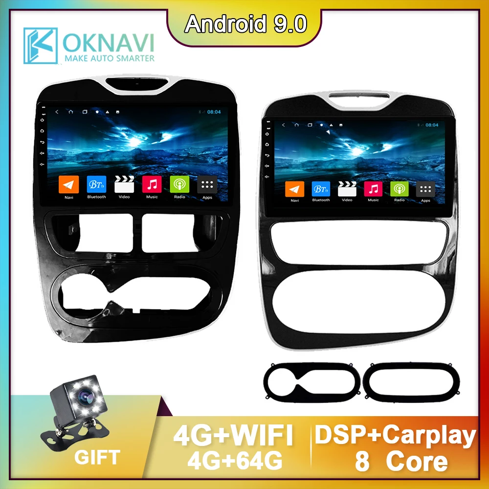 10 Polegada rádio do carro para renault clio 4 2012-2018 android 9.0 reprodutor de vídeo multimídia navegação gps faixa apoio 4g wifi dvr bt