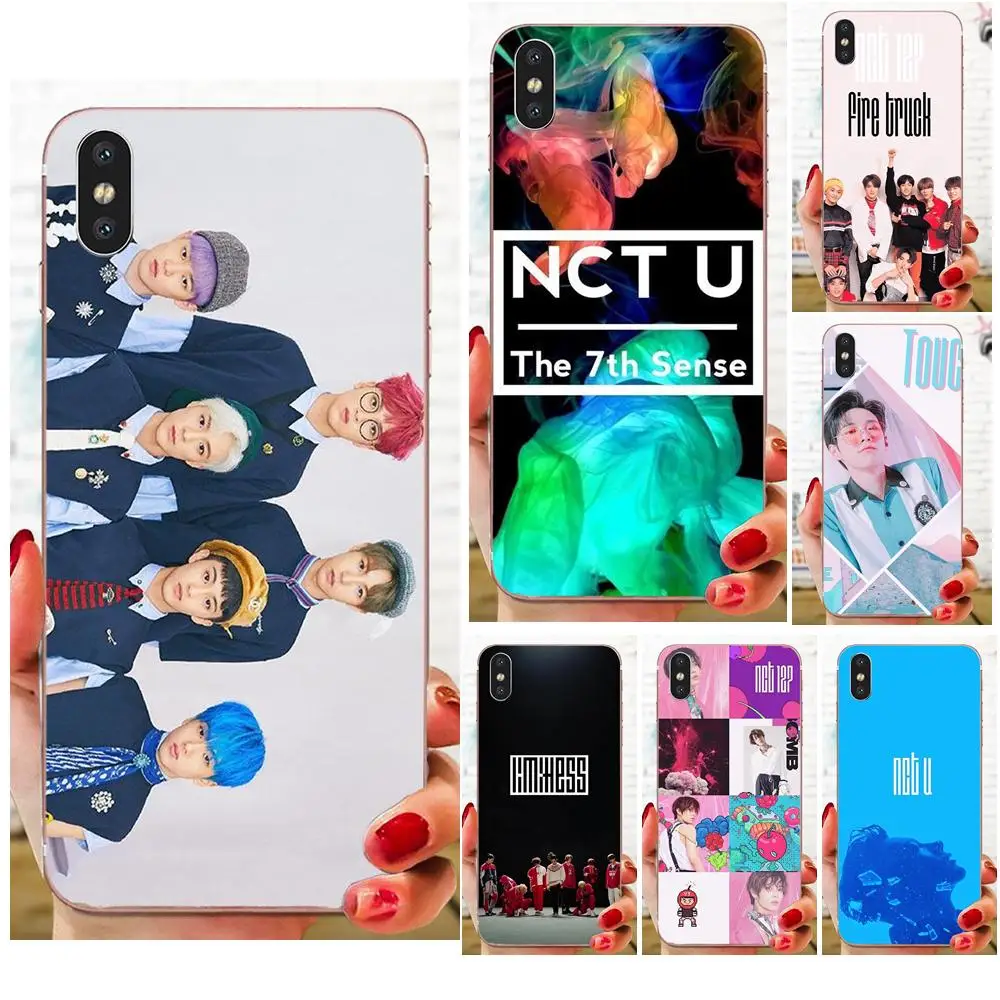 

For Apple iPhone 4 4S 5 5C 5S SE 6 6S 7 8 11 Plus Pro X XS Max XR Soft TPU Case K-pop Nct U 127 Dream Kpop