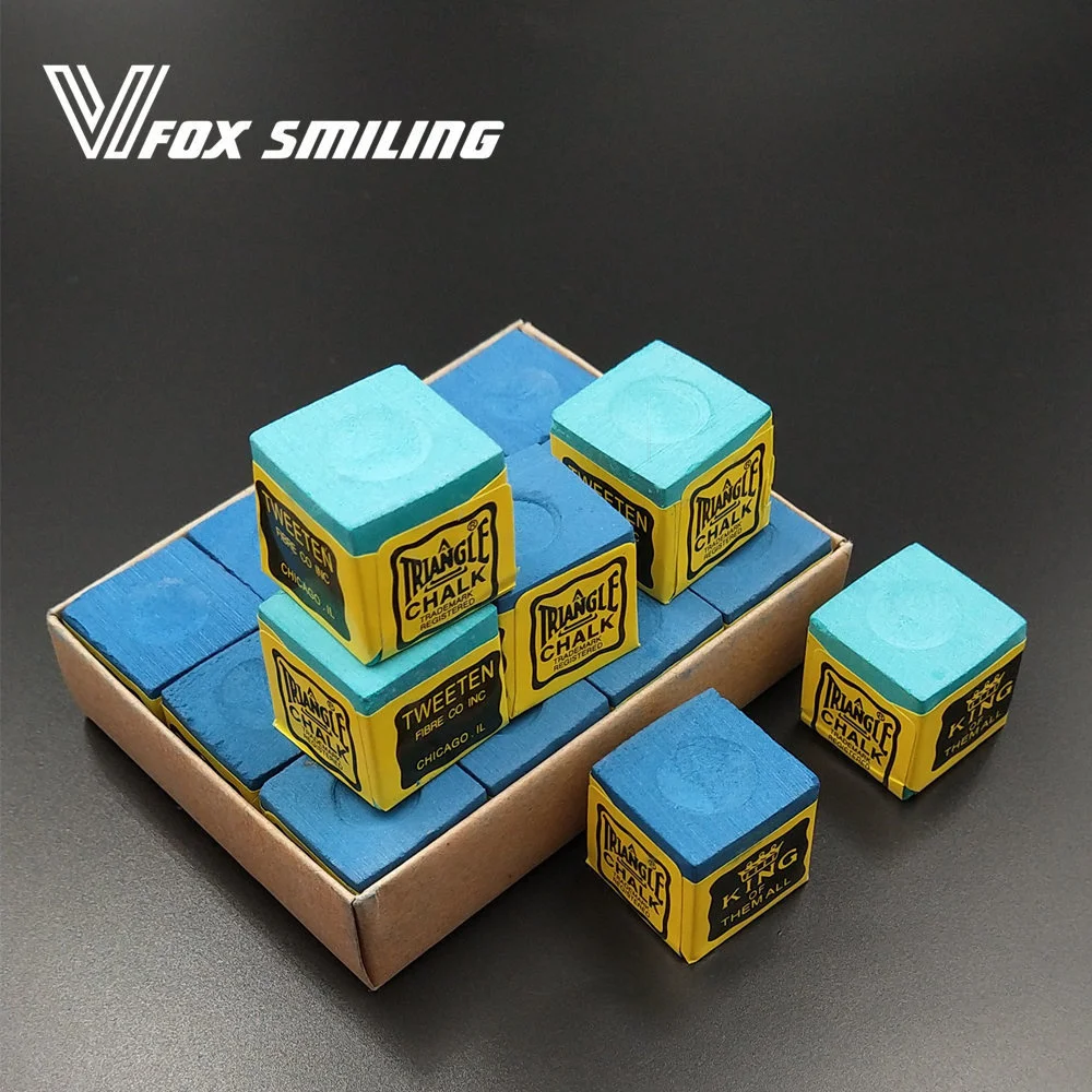 Fox Smiling Snooker Billiard Chalk Pool Cue Chalk Oil Dry Billiard No