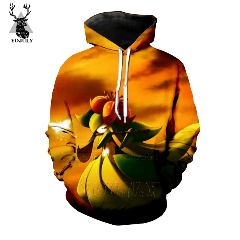 Покемон толстовки Мода off white Мужская толстовка 3d принт Аниме Пикачу топы хип хоп Уличная странные вещи пуловер 8 - Цвет: 6