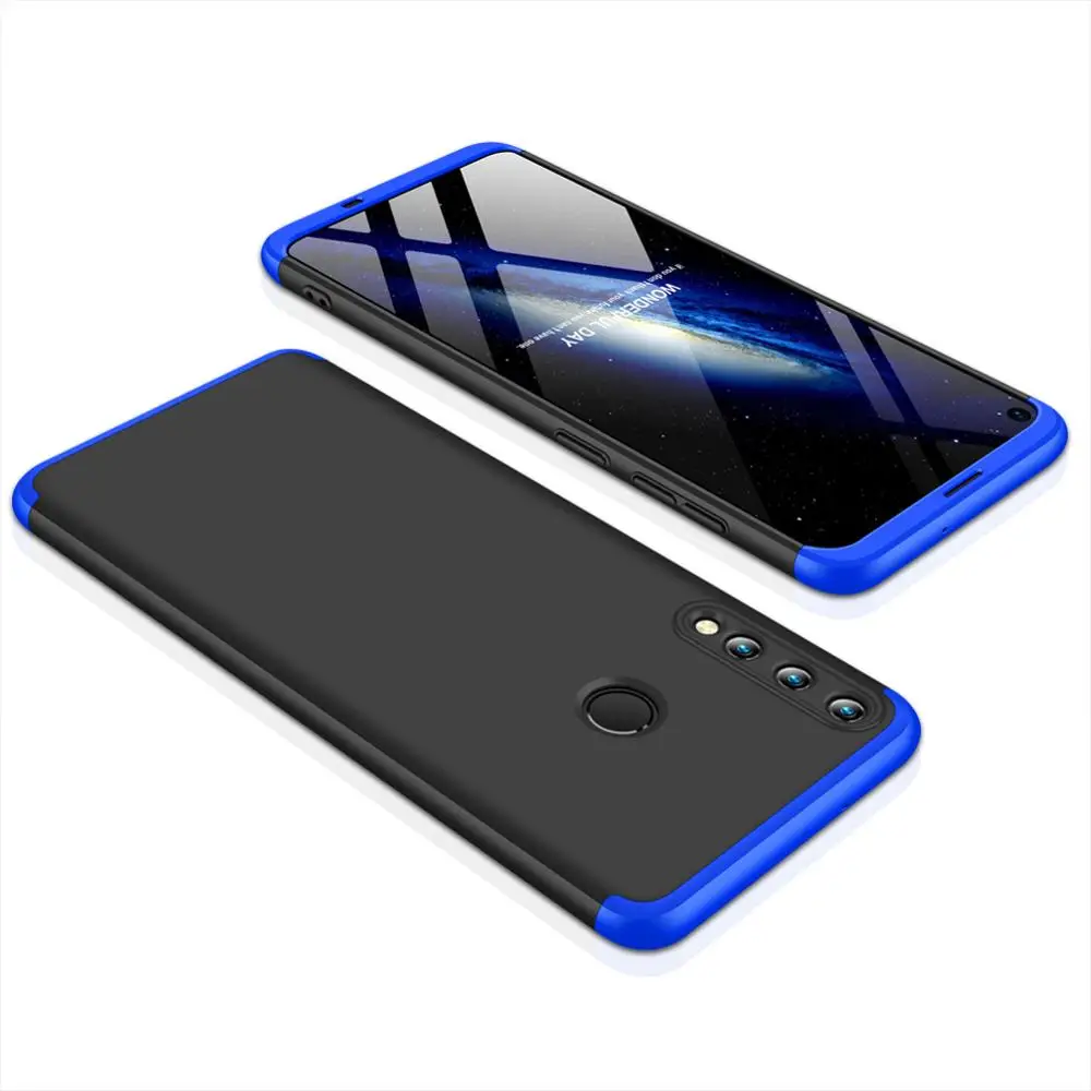 

Slim Case for Huawei P40 Lite E Case 360 Full Protection Anti-knock 3 in 1 Matte Hard PC Cover Huawei P40 Lite E Case Coque