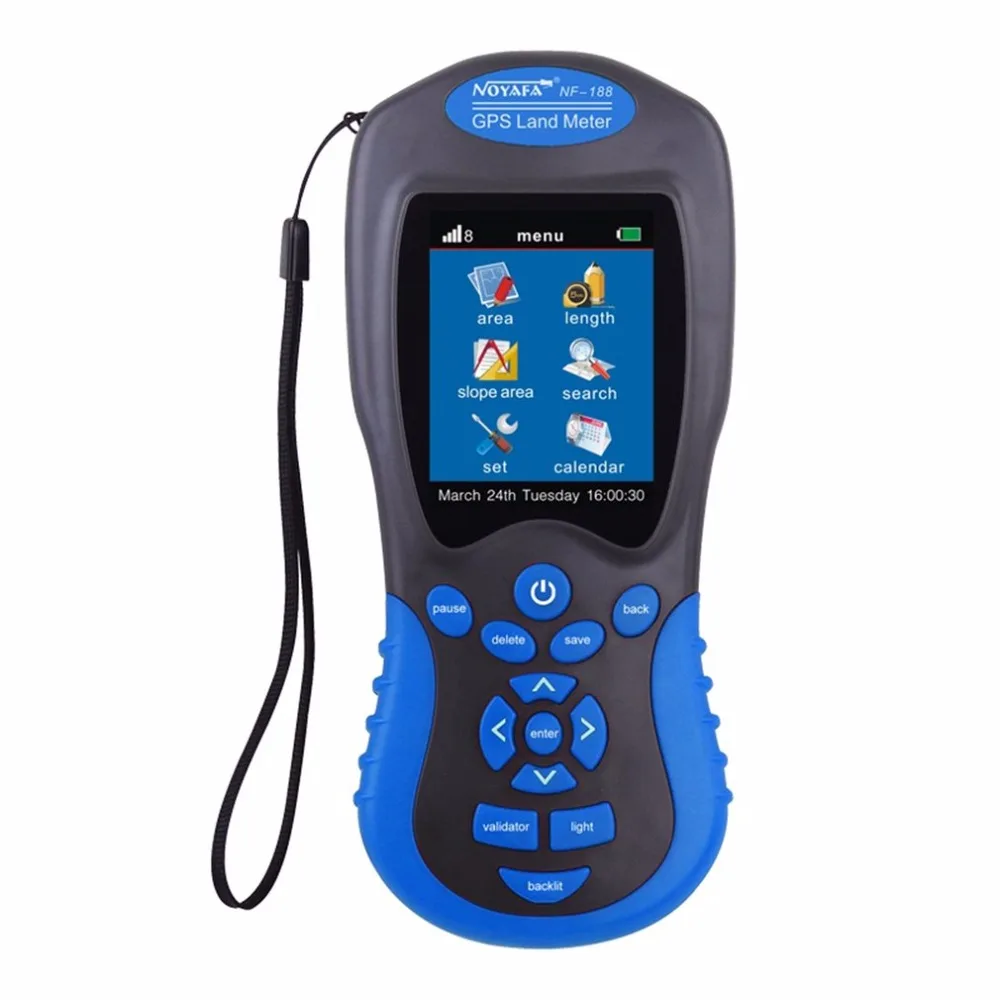 

NOYAFA NF-188 GPS Land Meter LCD Screen Display GPS Test Devices Land Measuring Instrument Portable Outdoor Measure Area Tool