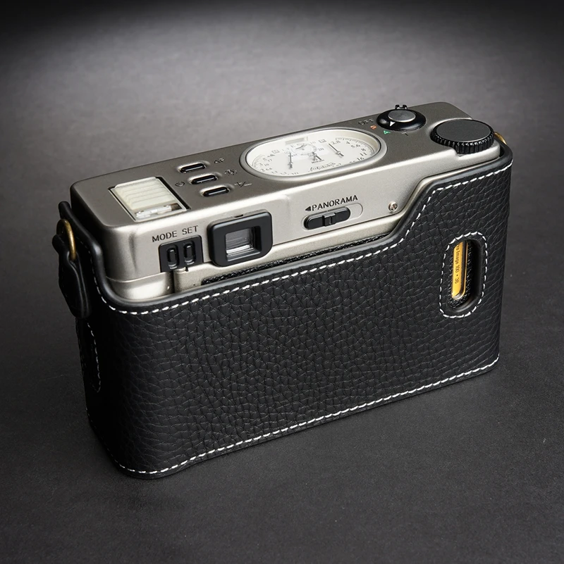 Handwork Foto Câmera de Couro Genuíno Bolsa do Corpo Caixa Case para Nikon 28ti 35ti Corpo Capa Protetora Base - Image 3