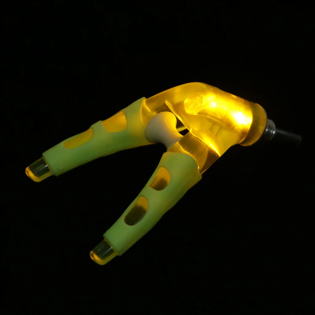 Built-in Light Carp Fishing Rod Rest Holder Luminous Plastic Butt Rod Stand Bracket Support