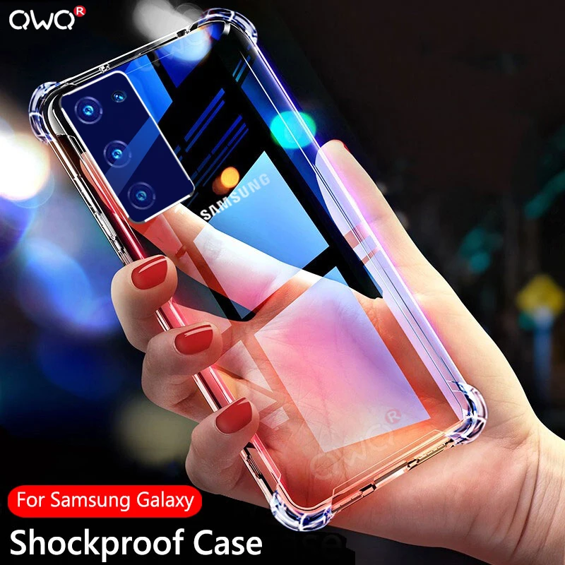 Caso a prueba de golpes para Samsung Galaxy S20 fe S10E S9 S8 más S7 Nota 8 9 10 20 S21 Ultra A20 A30 A50 A70 A51 A71 A21S A52 A72 cubierta