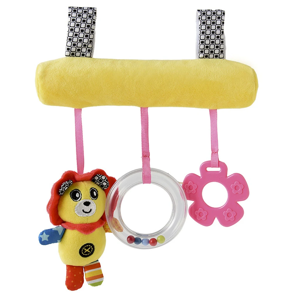 LOOZYKIT мягкая детская кроватка кровать коляска игрушка спиральные детские игрушки для новорожденных автомобильное кресло обучающая погремушка детские Плюшевые Развивающие игрушки - Цвет: E435947