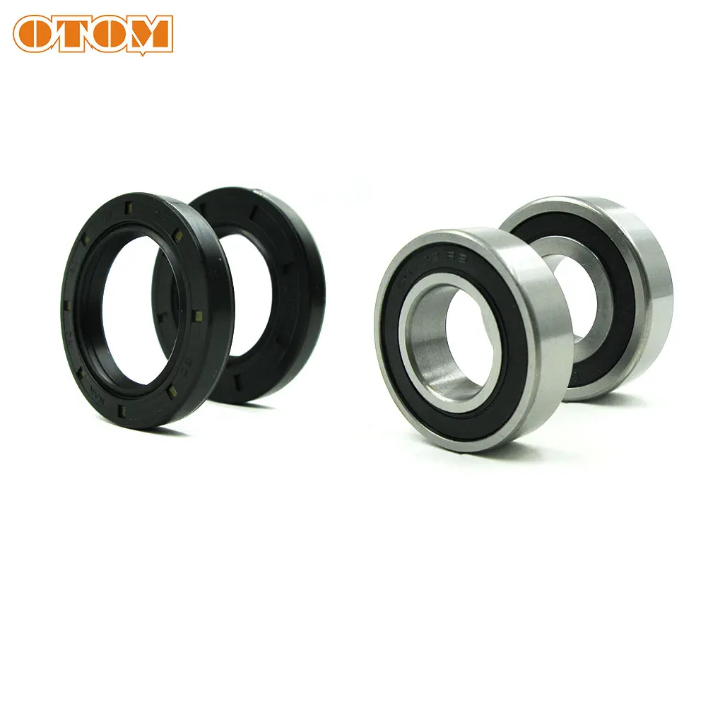 OTOM Hub Bearing Oil Seals Kit Motorcycle Front Rear Wheel For YAMAHA WR250F WR426F WR450F YZ450F YZ400F Dirt Bike Enduro Parts for wheel hub oil seal bearing set