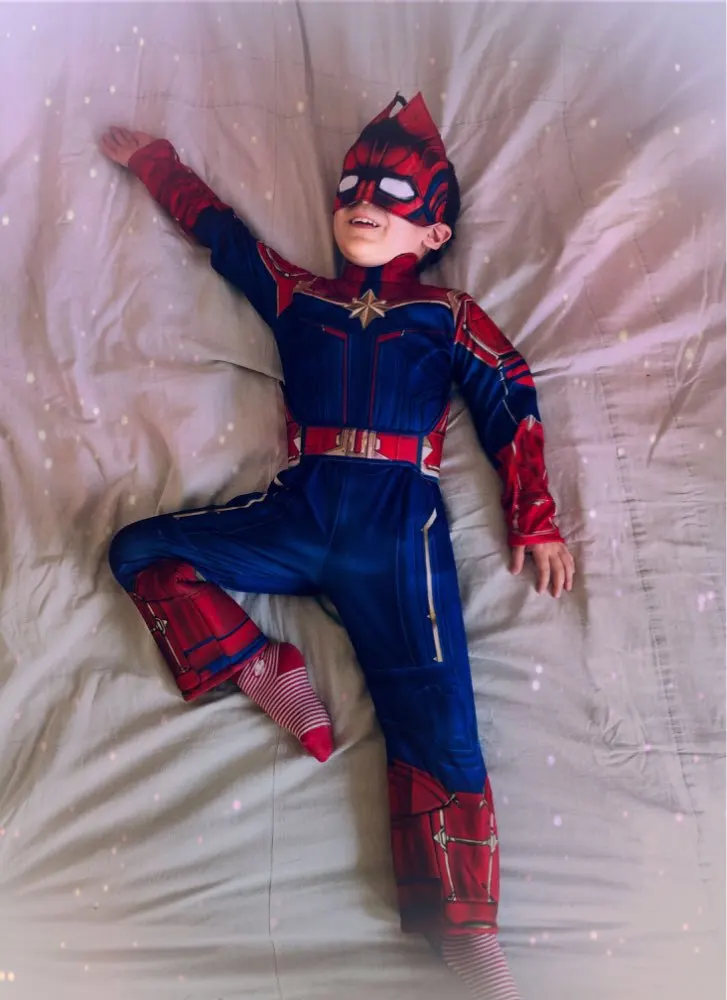 Marvel Капитан Марвел детский фильм Герой Персонаж В ролях в костюме для косплея