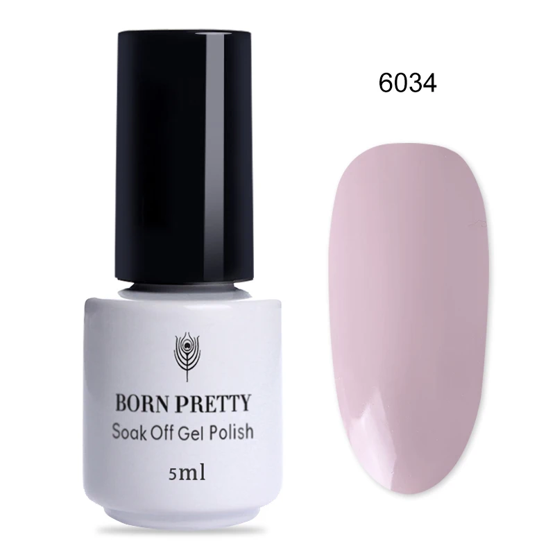 BORN PRETTY Plum Цветной Гель-лак для ногтей 6 мл замачиваемый Гель-лак для Ногтей Стойкий УФ-гель матовый эффект нужно матовое верхнее покрытие - Цвет: 6034