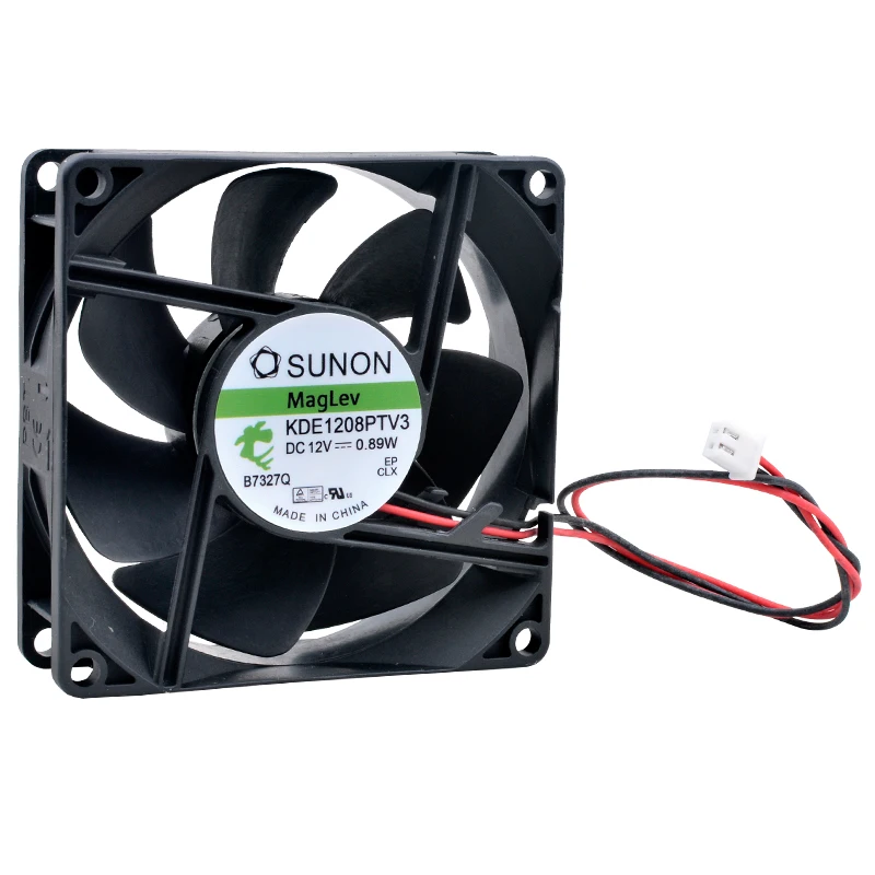 Suspensão Magnética Rolamento Silencioso Ventilador de Refrigeração para Fonte de Alimentação Kde1208ptv3 8cm 80 mm fã 80x80x25 mm 8025 Dc12v 0.89w