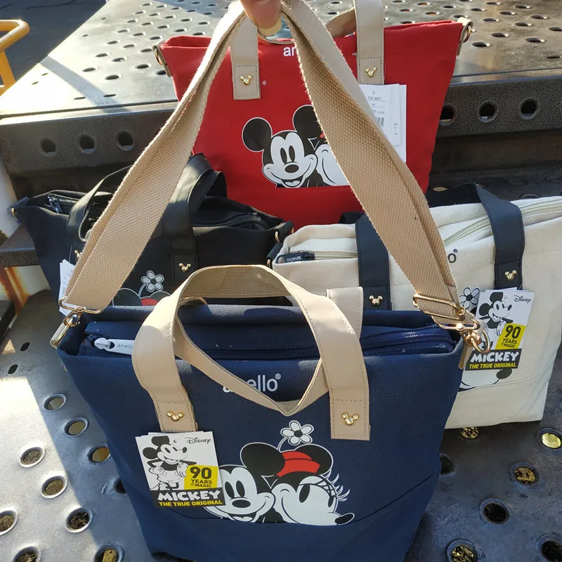 Disney Новая Большая Сумка Mimi холст печати мультфильм мышь портативный диагональ дамы одного плеча небольшой квадратный мешок
