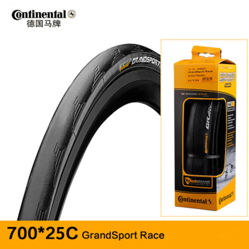 Континентальный GRAND Sport Racing 700 23c 25c 28C дорожный велосипед складывающиеся шины велосипедные шины - Цвет: Grand 25C Fold box