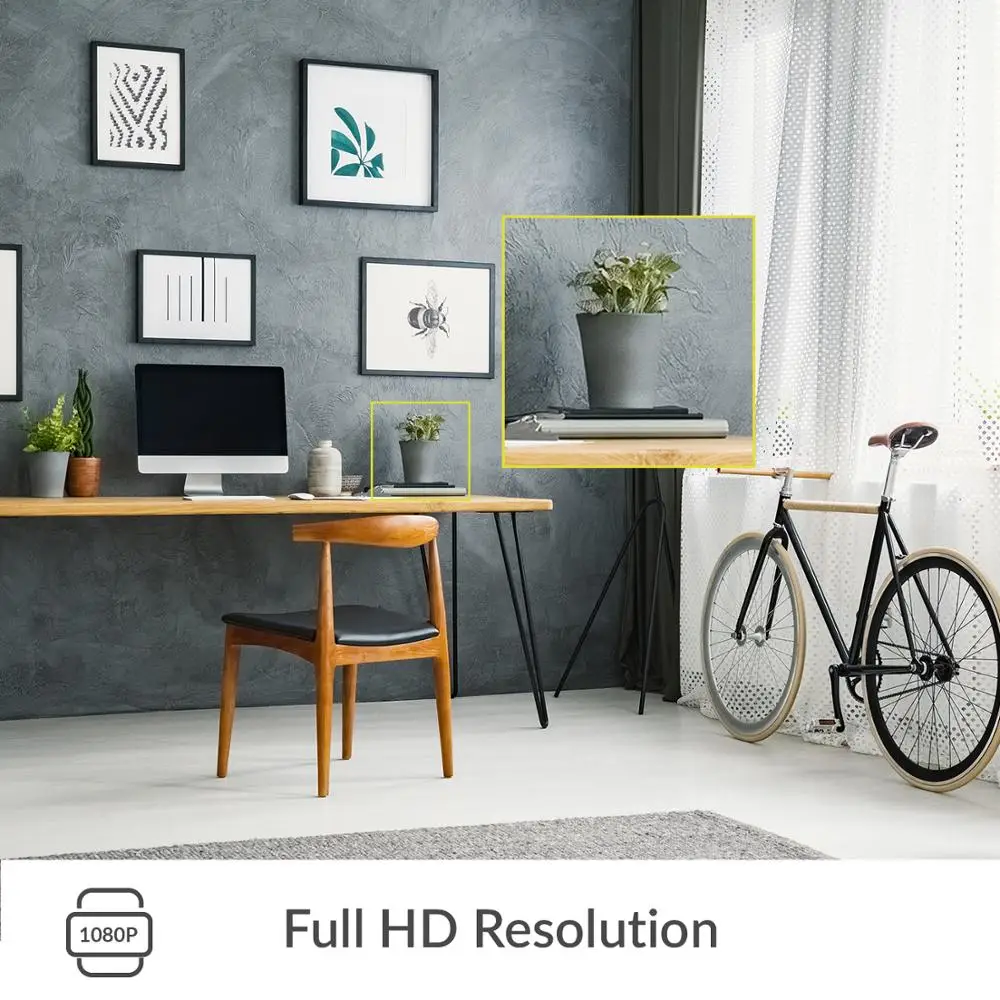 IP Камера домашнего видеонаблюдения YI Home 1080P AI+ Технология искусственного