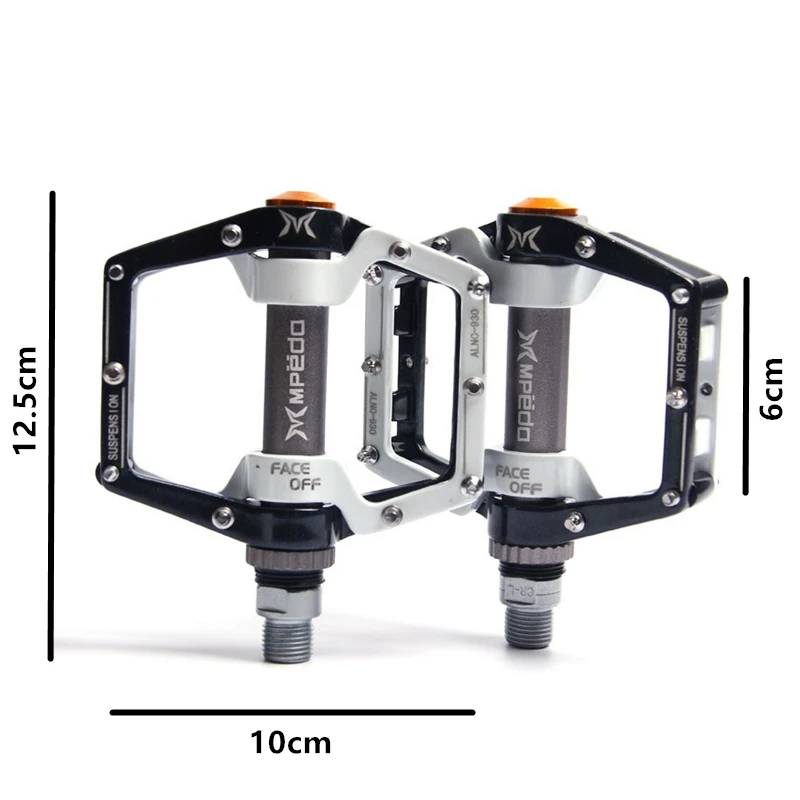 미니 스테퍼 접이식 페달 스테퍼 운동 장비, 저항 밴드 트위스트 스테퍼 기계, 최대 150kg 10 알루미늄 합금 초경량 자전거 페달, MTB BMX 밀폐 베어링, 로드 산악 자전거 CNC 제품, 사이클링 부품