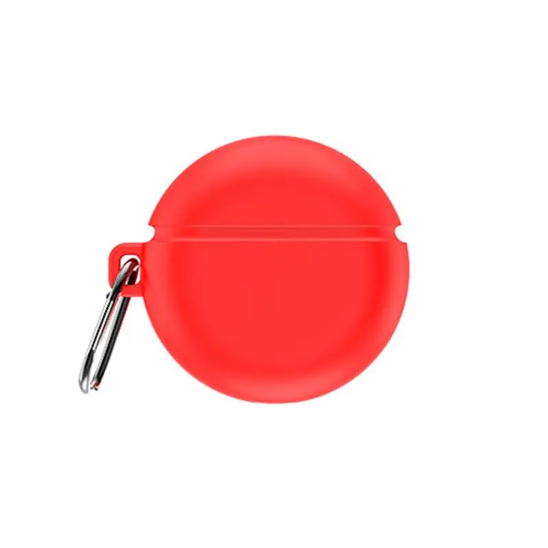 Anti-slip Soft Silicone Protective Case Full Cover With Carabiner for FreeBuds 3