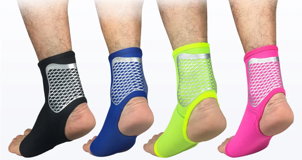 2Pcs Sport Ankle Support Elastic High Protect Sports Ankle Equipment Safety Running Basketball Ankle Brace Support