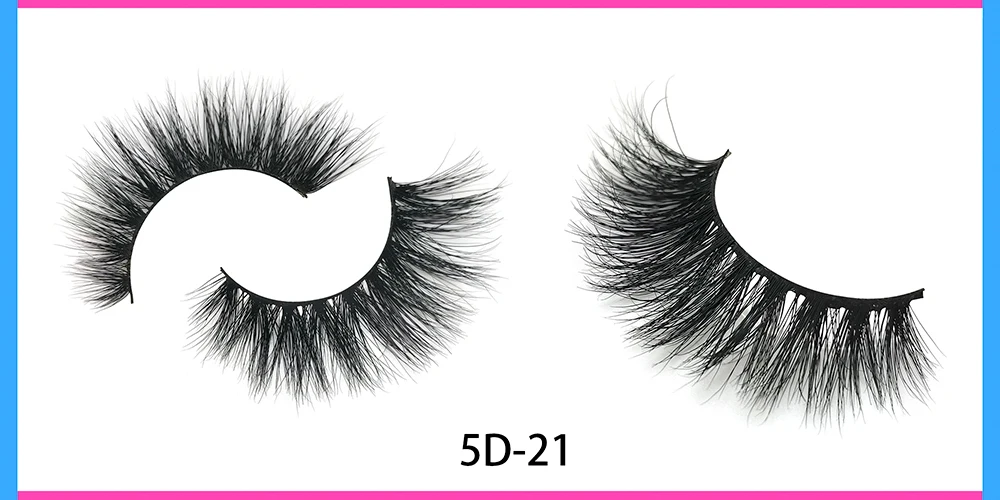 Golden Unwinding 5D-36 Mink False Eyelashes 8-25mm Full Strip Lashes Handmade Cruelty Free High Quality 3D Mink Lash