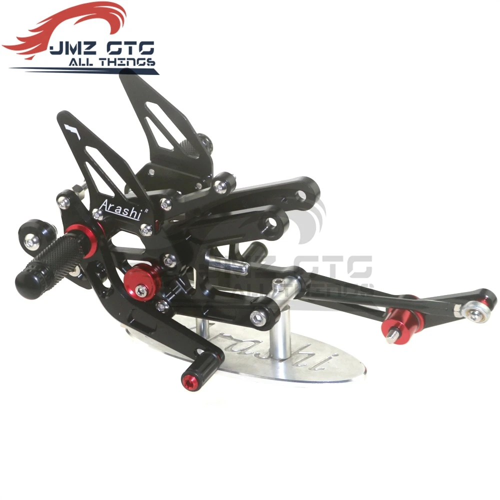 Мотоцикл CNC регулируемый задний комплект Rearsets подставка для ног YAMAHA R6 2006