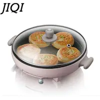 JIQI Household Electric Baking Pan Egg Roll Machine Multifunction Pancake Pizza Crepe Maker Omelette Frying Pan  Skillets 1
