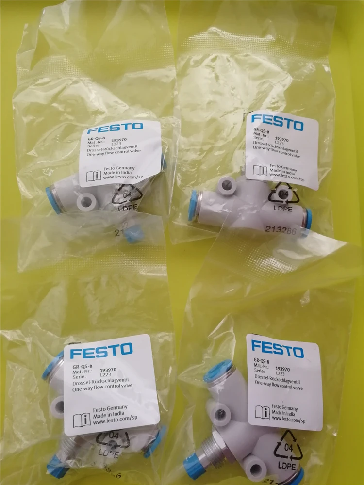 Festo 193967, GR-QS-4, 193969, GR-QS-6, 193970, GR-QS-8, 19581