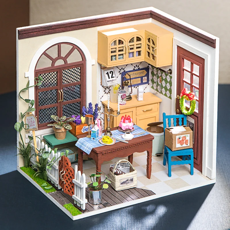 Dropship Robotime Rolife Becka's Baking House DIY Miniature House For Kids  Children 3D Wooden Assembly Toys Easy Connection Home Decorate to Sell  Online at a Lower Price