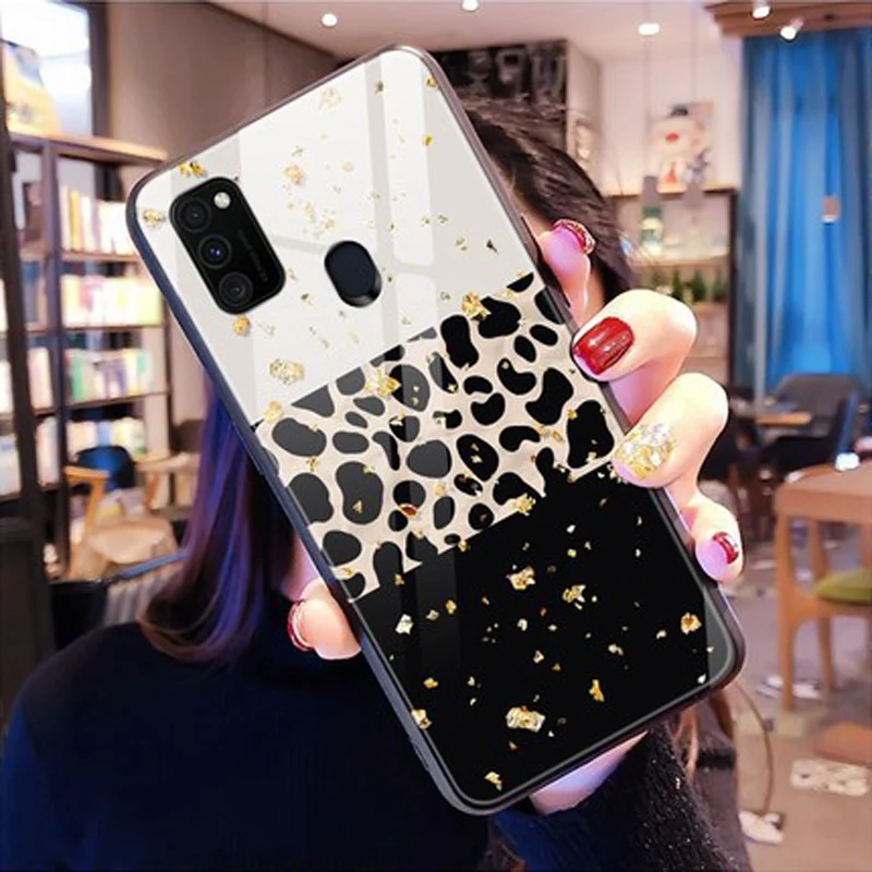 Для samsung Galaxy M30S чехол из закаленного стекла+ ТПУ Рамка твердая задняя крышка для samsung M30S M30 S стеклянный чехол SM-M30S оболочка
