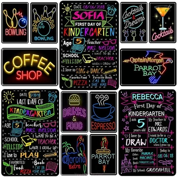 소피아 칵테일 빈티지 플 라크 금속 주석 기호 장식 레트로 초라한 포스터 바 펍 벽 스티커 철 그림 미술 공예 장식