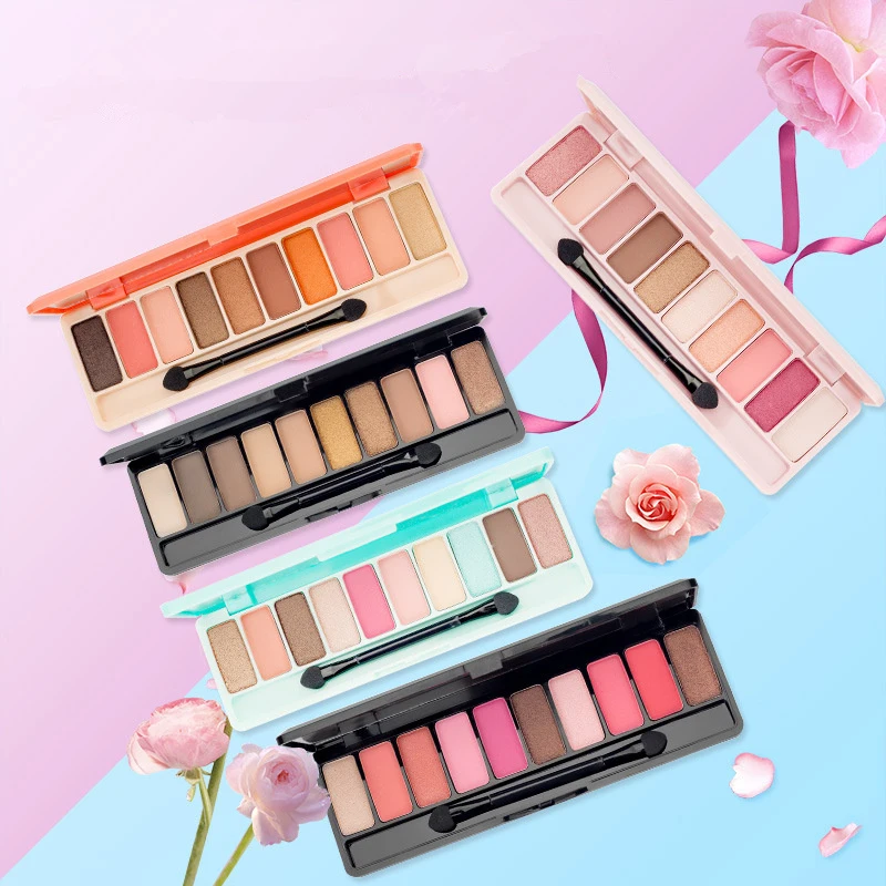

Fashion eyeshadow palette 10Colors Matte EyeShadow palette Glitter eye shadow MakeUp Nude MakeUp set Korea Cosmetics D35