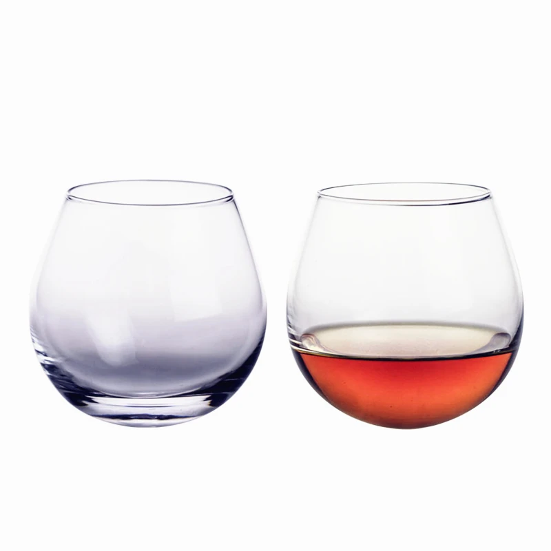Scotch Single Malt Whisky Singleton Rock Glass Water Drop Shaky Tumbler Egg Shape Roly-poly Liquor Whiskey Wine Cup BAR