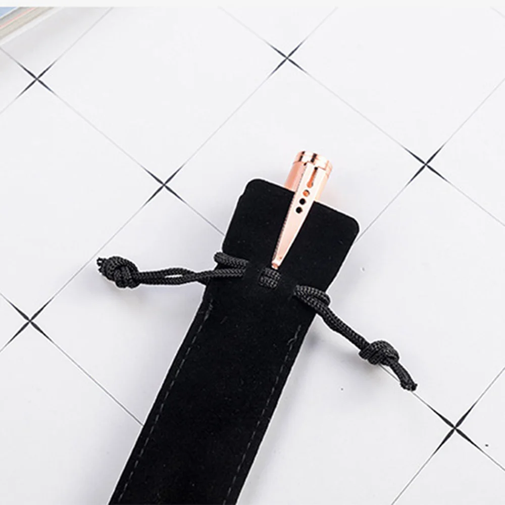 벨벳 볼펜 파우치 개별 연필 가방, 만년필 선물 스트랩, 다발 가방, 볼펜 소프트 케이스, 공짜 프로모션, 로트 10 개