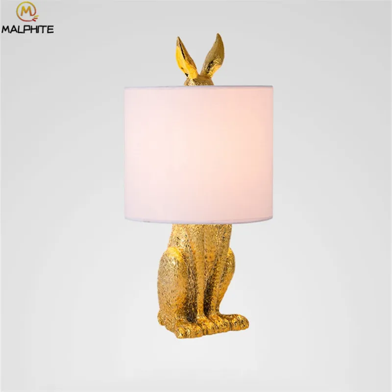 Современная настольная лампа из смолы простая прикроватная для спальни ретро