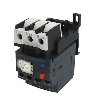 

JR28-25 38A 690V 1NO 1NC 3 Phase Thermal Overload Relay w Socket Fgsnb