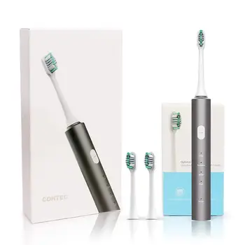 

Contec Electric Sonic Toothbrush 40,000VPM IPX7 Waterproof,Foldable,Charged 4 Hours at Least 30 Days Use,Gold Space Gray