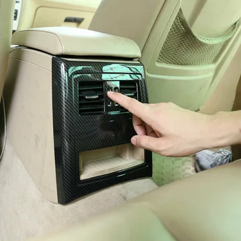 

Carbon Fiber Style Air Outlet Vent Frame Rear Black Cover High quality