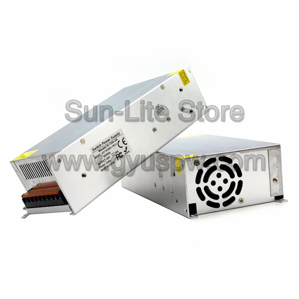 24V 30A 720W Универсальный Регулируемый трансформатор Импульсный источник питания Драйвер для камеры видеонаблюдения Светодиодная лента AC 110V 220V вход в DC 24V