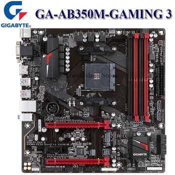 

Used GIGABYTE AB350M-Gaming 3 Desktop GA-AB350M-Gaming 3 DDR4 Motherboard B350M B350 Socket AM4 used Mainboard HDMI M.2 AM4 AMD