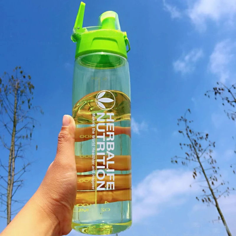 Herbalife питание 24Fit 700 мл Классический петля Топ шейкер Спортивная Удобная бутылка - Цвет: Green