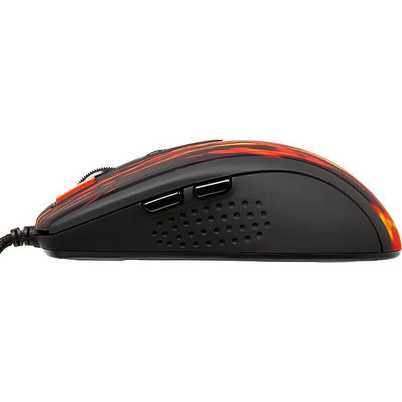 Мышь A4 XL-750BK красный/черный лазерная(3600dpi) USB2.0 игровая(6but