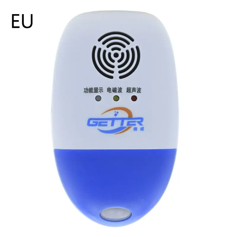 

Electronic Ultrasonic Pest Reject Repeller Anti Mosquito Insect Killer Pest Control EU US 4XFB