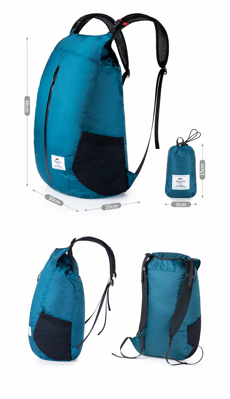 Naturehike высокое качество CORDURA 25L складной портативный рюкзак Водонепроницаемый 30D нейлоновая сумка для бега легкая модная спортивная сумка