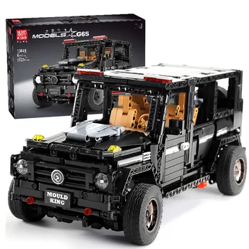 

1 Set 1:10 Scale Static Version Off-Road Vehicle Building Block Model DIY Construction Model Model Building Figure Block Black