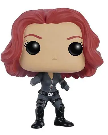 Funko Marvels Мстители 10 см супер герой фигурка железного человека игрушки Капитан Америка 3 Civil War Black Widow модель пантера - Цвет: 132 no box